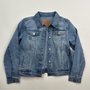 Levi’s Girls Denim Jean Jacket Size XL